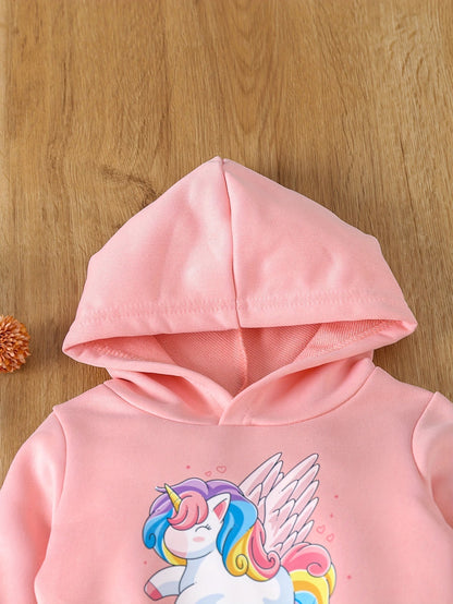 Conjuntos Femininos Moletom Unicorn (Calça Jeans